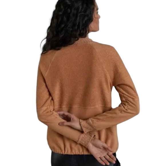 Anthropologie | Drawstring Sweatshirt Amadi Margie Terry Size Small - Picture 3 of 11